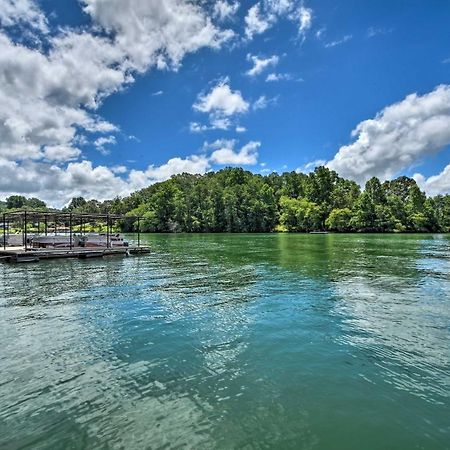 Lakefront Hiawassee Home With Boat Dock And Hot Tub! Kültér fotó