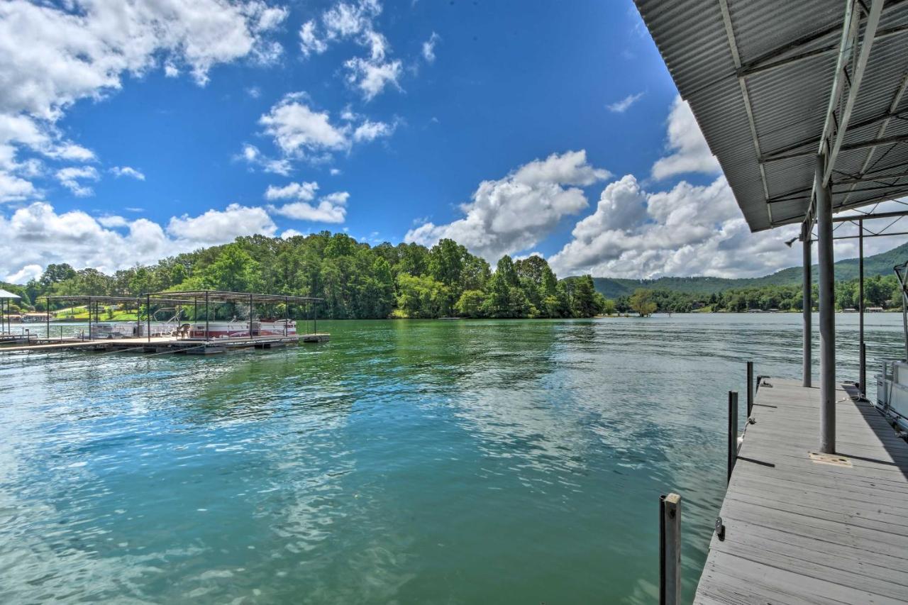 Lakefront Hiawassee Home With Boat Dock And Hot Tub! Kültér fotó